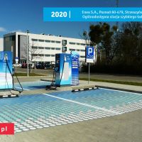 2020 Realizacja stacji ładowania pojazdów elektrycznych przy siedzibie Spółek Enea w Poznaniu