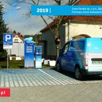 2019 Realizacja stacji ładowania pojazdów elektrycznych przy Siedzibie Rejonu Bydgoszcz Enea Serwis