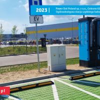 2023 Realizacja stacji ładowania pojazdów elektrycznych Galeria N-Park Gniezno