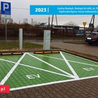 2023 Realizacja stacji ładowania pojazdów elektrycznych dla Gminy Budzyń